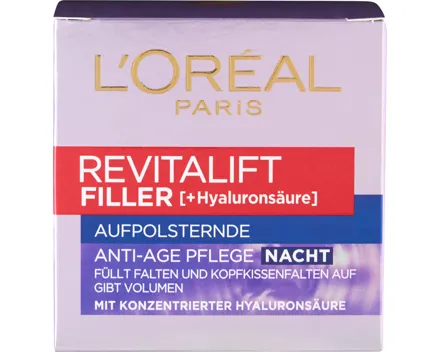 L’Oréal Revitalift Filler Anti-Age-Pflege Nacht