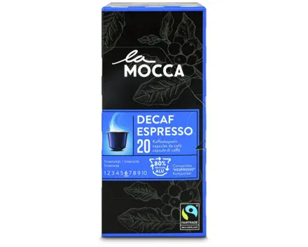 La Mocca Decaf Espresso - Nespresso® kompatibel 20 Kapseln