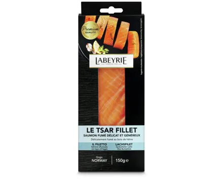 Labeyrie Coeur filet saumon fumé 2x150g