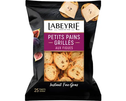Labeyrie Getoastete Brötchen mit Feigen Spécial Foie Gras