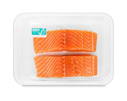 Lachsfilet ohne Haut ASC 2x200g