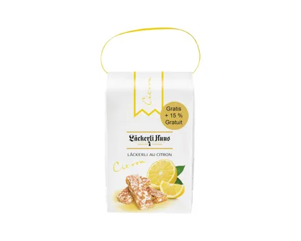 Läckerli Huus Basler Läckerli mit Zitrone
