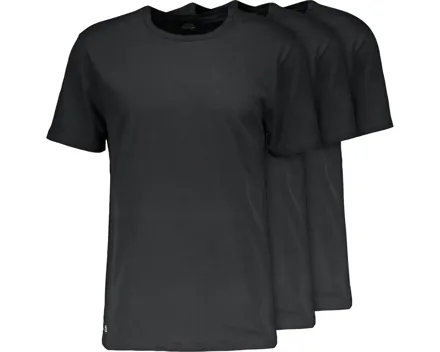 Lacoste Herren-Unterhemd, 3er-Pack M, schwarz