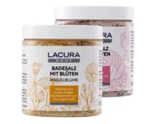 LACURA Badesalz mit Blüten