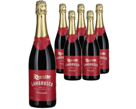 Lambrusco Rosso Frizzante Puglia IGP 6x 75cl – Schaumwein, Italien (0.75l)