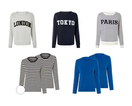 Langarmshirts, 2er/Sweatpullover