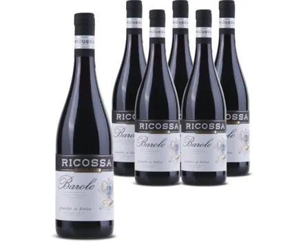 Langhe DOC Nebbiolo Ricossa 6x 75cl (2020) – Rotwein, Italien (0.75l)