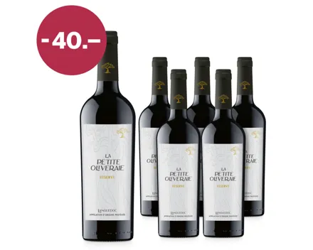 Languedoc AOP Réserve La Petite Oliveraie – Rotwein, Frankreich