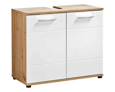 Lavaboy Bergen Dekor Eiche Artisan weiss 70 x 61 x 35 cm