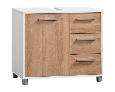 Lavaboy Betty 2 Dekor Eiche weiss 64 x 56 x 34 cm