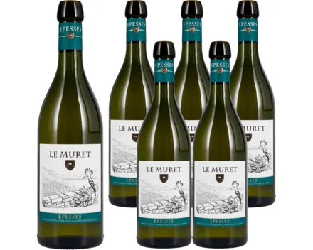 Lavaux AOC Epesses Le Muret 6x 70cl (2023) – Weisswein, Schweiz (0.7l)