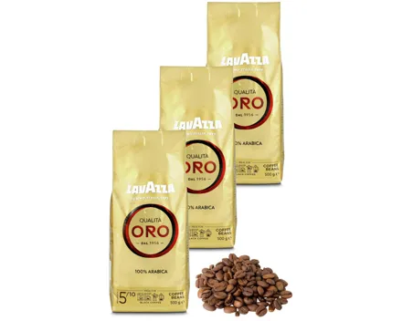 Lavazza Oro Bohnenkaffee 3x500g