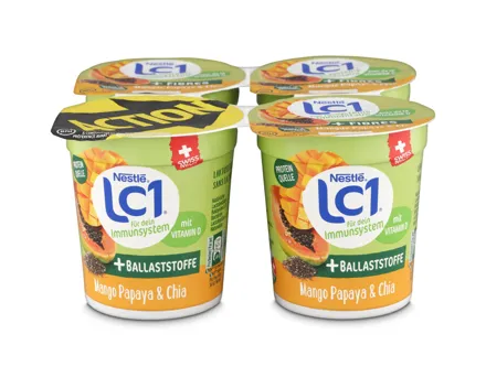 LC1 Joghurt Mango Papaya Chia 4x150g