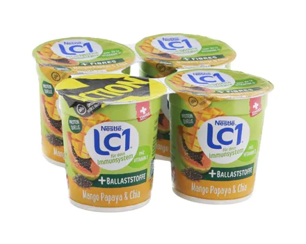 LC1 Jogurt Mango-Papaya Chia 4x150g