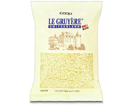 Le Gruyère AOP gerieben