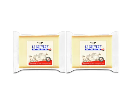 Le Gruyère AOP mittelreif ca. 2x280g 560g