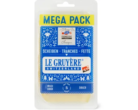 Le Gruyère mild Scheiben, AOP