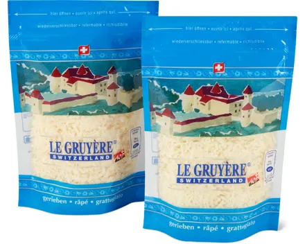Le Gruyère Reibkäse, AOP