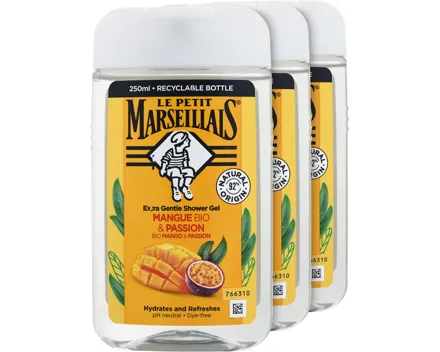 Le petit Marseillais Dusch Mango & Passionsfrucht 3 x 250 ml
