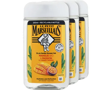 Le petit Marseillais Dusch Mango & Passionsfrucht 3 x 250 ml