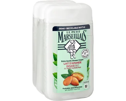 Le Petit Marseillais Duschcreme Süssmandelmilch bio