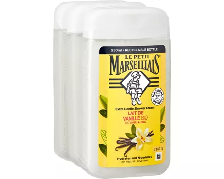 Le Petit Marseillais Duschcrème Vanillemilch bio