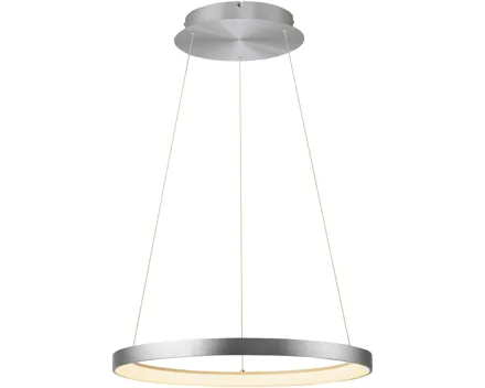 LED-Pendelleuchte Hoop, Aluminium dimmbar