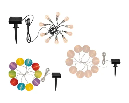 LED-Solar-Sommerlichterkette