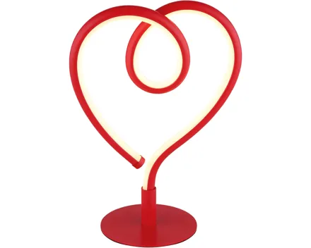 LED-Tischleuchte Amore, rot