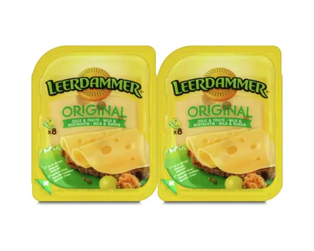 Leerdammer® Original 8 Käsescheiben 2x 200g