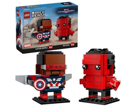 Lego® BrickHeadz 40668 Captain America & Red Hulk 10+ Jahre