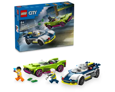 Lego® City 60415 Verfolgungsjagd mit Polizeiauto und Muscle Car 6+ Jahre