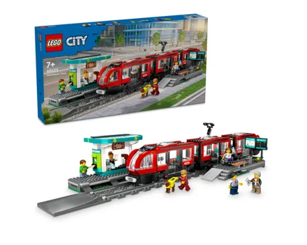 Lego® City 60423 Strassenbahn mit Halt