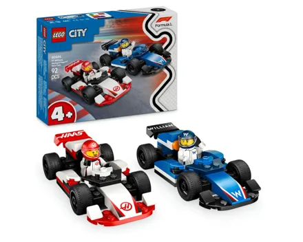 Lego® City 60464 F1® Williams Racing und Haas F1® Rennautos 4+ Jahre