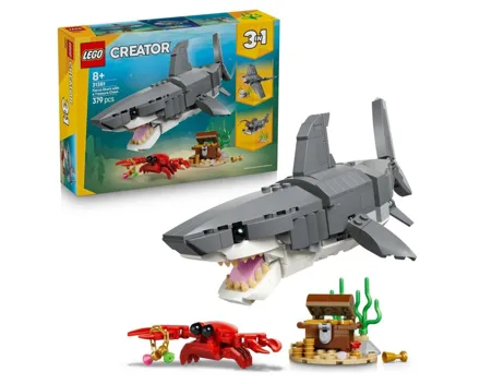 Lego® Creator 31381 Wilder Hai mit Schatztruhe 8+ Jahre