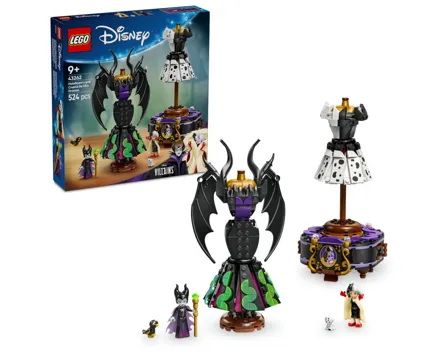 Lego® Disney Villains 43262 Bösewichte Die Kleider von Malefiz und Cruella De Vil 9+ Jahre