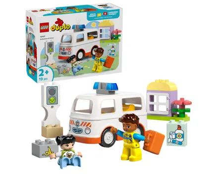 Lego® Duplo 10447 Rettungswagen mit Fahrer ab 2 Jahren