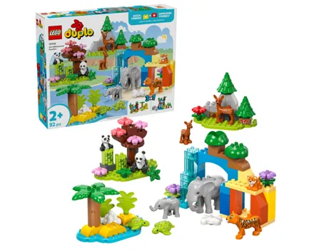 Lego® Duplo® 10446 Wildtier-Familien 3-in-1-Set 2+ Jahre