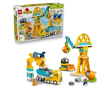 Lego® Duplo® 10476 Baustelle mit Baufahrzeugen – 3-in-1-Set 3+ Jahre