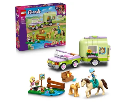 Lego® Friends 42695 Pferd und Fohlen mit Pferdeanhänger 7+ Jahre