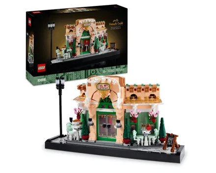 Lego® Icons 10362 Französisches Café - Architektur Bauset für Erwachsene 18+ Jahre