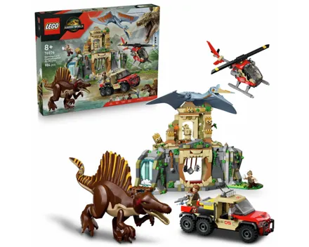 Lego® Jurassic World™ 76976 Spinosaurier & Quetzalcoatlus: Hubschrauber-Einsatz 8+ Jahre