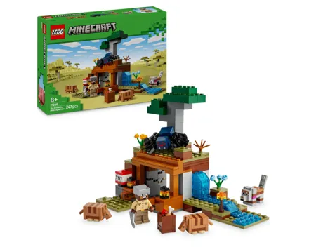 Lego® Minecraft 21269 Die Expedition zur Gürteltiermine ab 8 Jahren