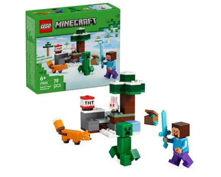 Lego® Minecraft 21583 Steves Abenteuer in der Taiga 6+...