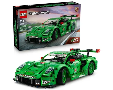 Lego® Technic 42224 Porsche 911 GT3 R Rexy AO Racing Rennwagen 11+ Jahre