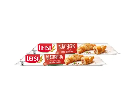 Leisi Blätterteig rund ausgewallt Ø32cm 2x 230g