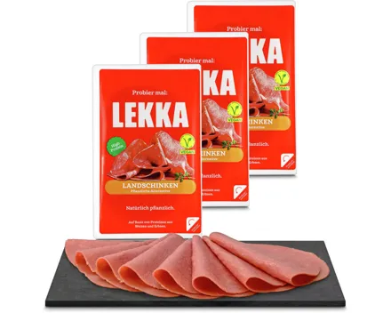 Lekka vegane Alternative zu Landschinken 3x 70g