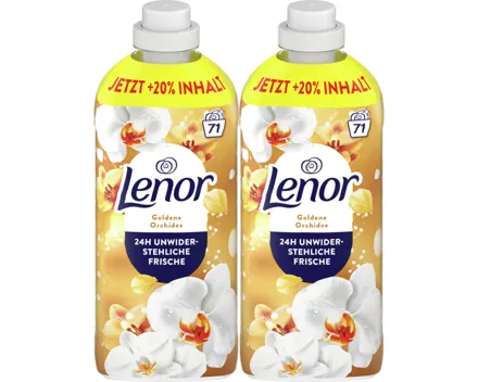 Lenor Goldene Orchidee 71 Waschgänge 2x 1.49l