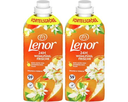 Lenor Orange Verbene 2x59 Waschgänge