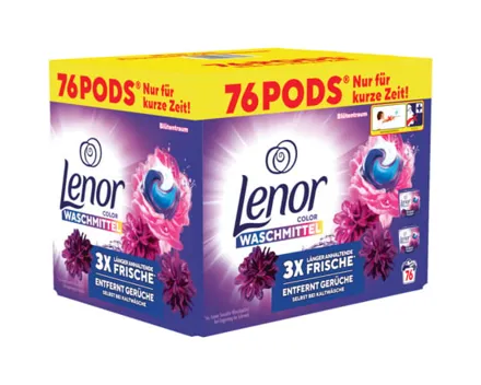 Lenor Pods Blütentraum 2 x 38 Wäschgänge